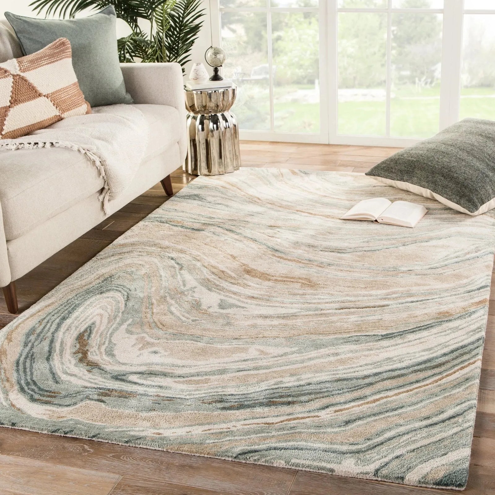 Genesis GES33 Atha Tan/Gray Rug