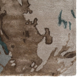 Genesis Ges37 Conley Teal/Light Gray Rug