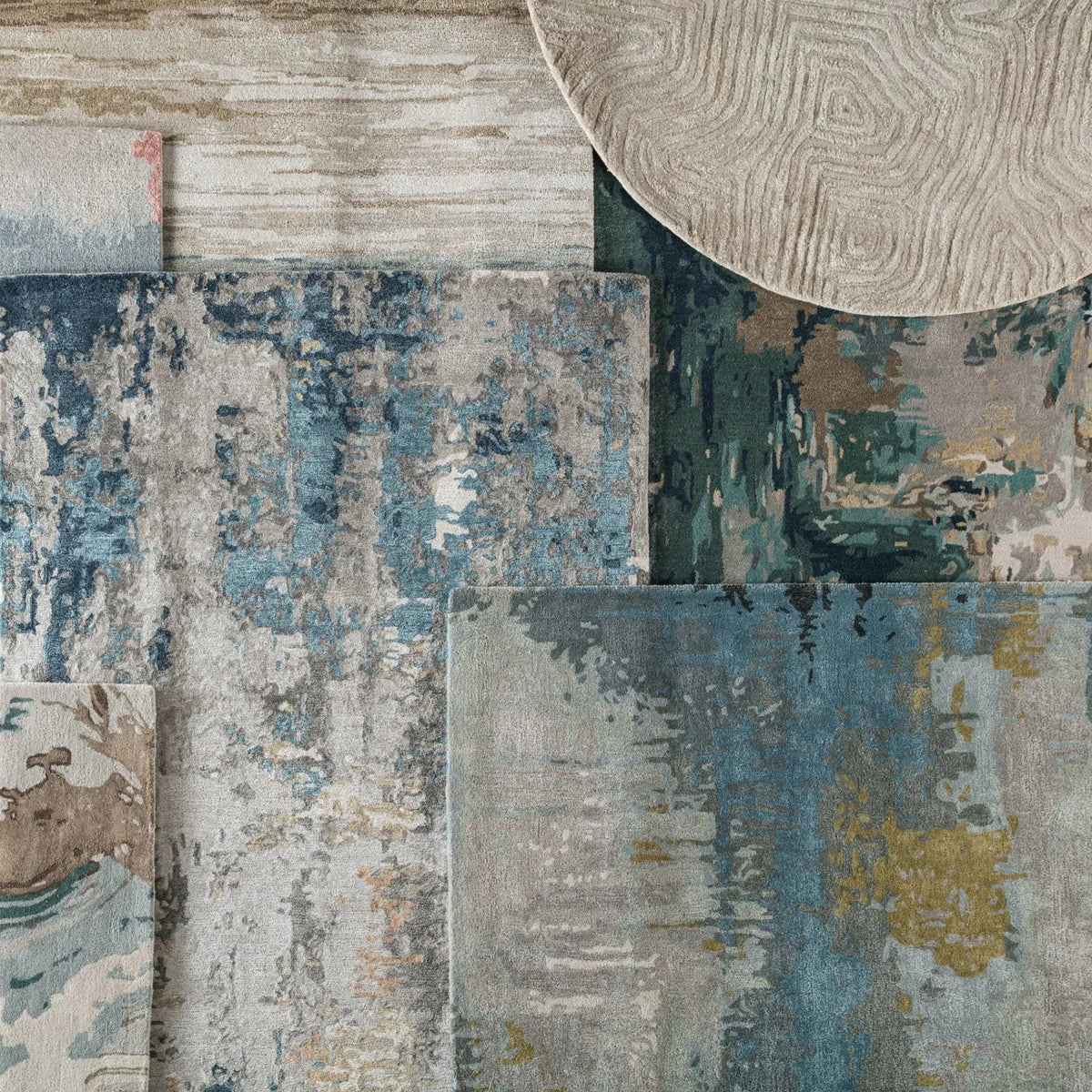 Genesis Ges41 Benna Black/Green Rug