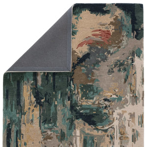 Genesis Ges46 Luella Teal/Gray Rug