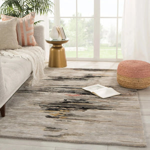 Genesis Ges47 Ryenn Gray/Black Rug