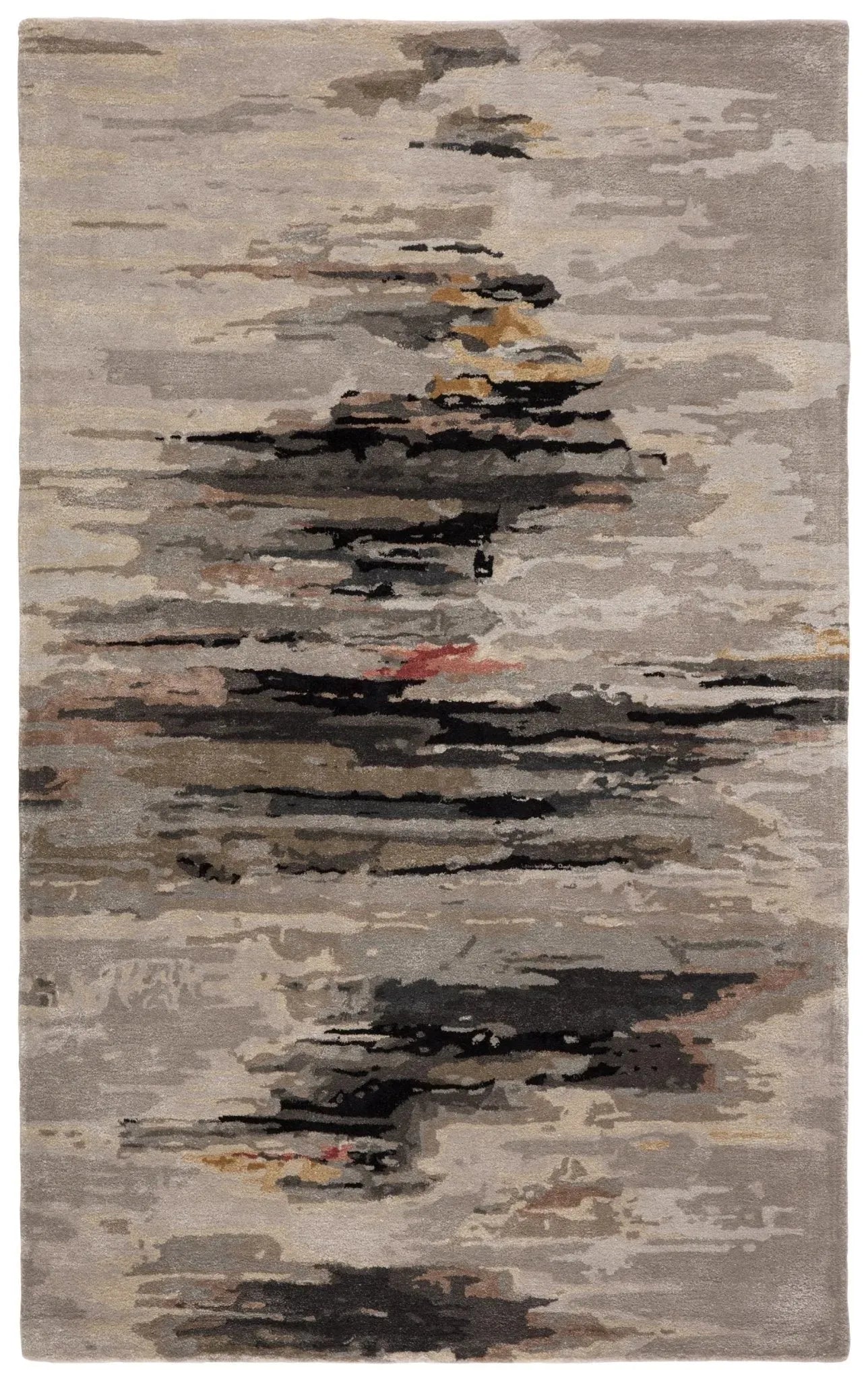 Genesis Ges47 Ryenn Gray/Black Rug