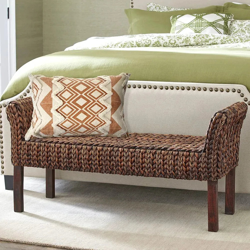 Geometric Burnt Orange and Cream LR07440 Throw Pillow