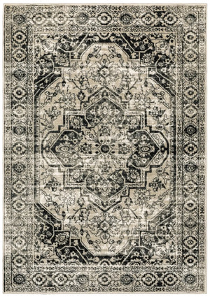 Georgia 429G Grey/Black Rug
