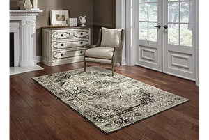 Georgia 429G Grey/Black Rug
