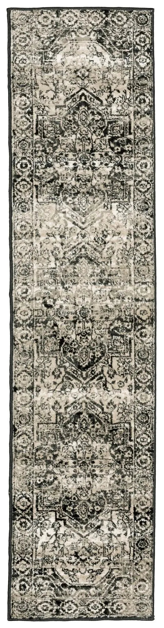 Georgia 429G Grey/Black Rug