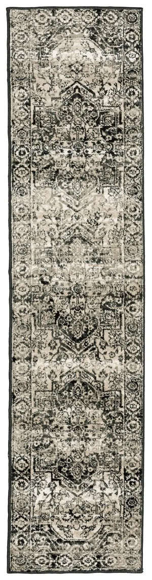 Georgia 429G Grey/Black Rug