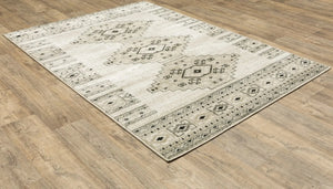 Georgia 643A Ivory/Grey Rug