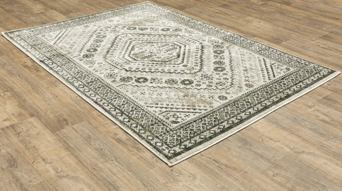 Georgia 659C Ivory/Grey Rug