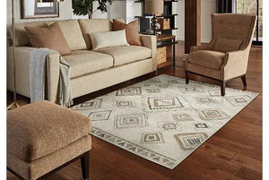 Georgia 660B Ivory/Orange Rug