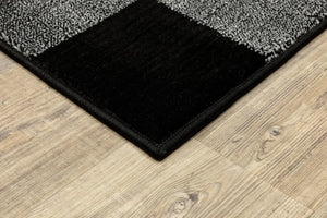 Georgia 678D Black/Ivory Rug