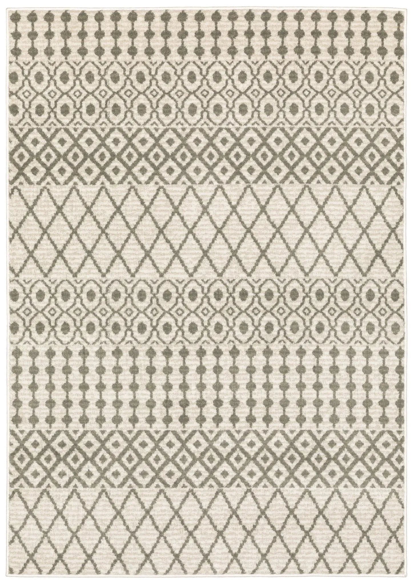 Georgia 717B Ivory/Grey Rug