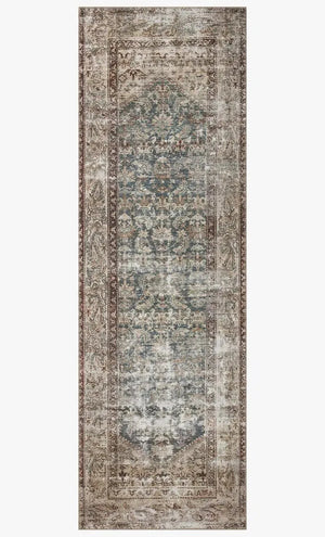 Georgie GER-04 Teal/Antique Rug