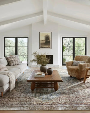 Georgie GER-04 Teal/Antique Rug