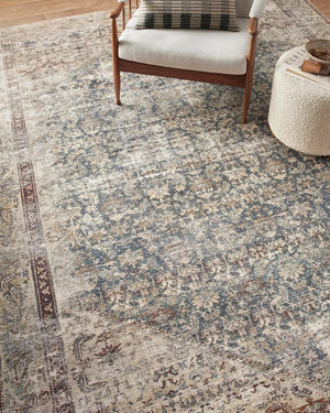 Georgie GER-04 Teal/Antique Rug