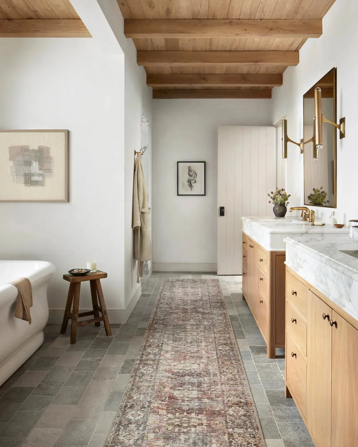 Georgie GER-06 Bordeaux/Antique Rug