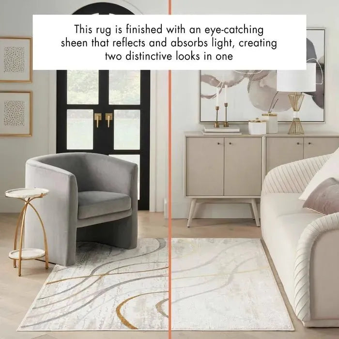 Glitz GLZ01 Ivory/Multi Rug