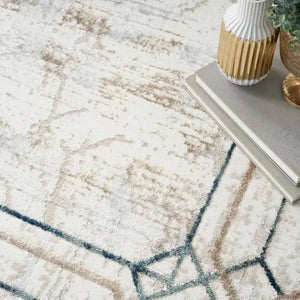 Glitz GLZ03 Ivory/Taupe Rug