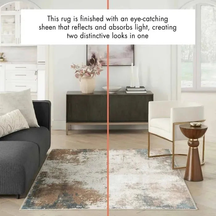 Glitz GLZ06 Taupe/Multi Rug