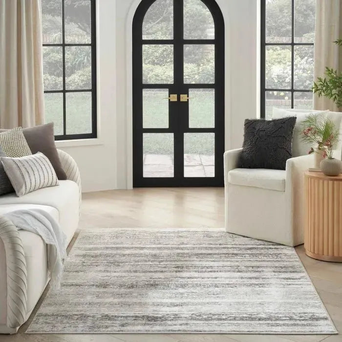 Glitz GLZ10 Cream/Grey Rug