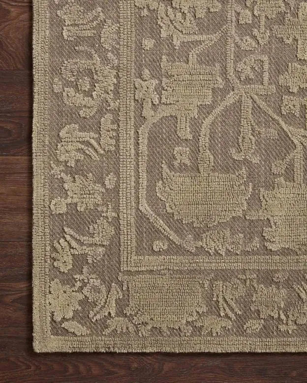 Gloria GLO-01 Bark/Khaki Rug