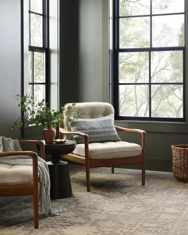 Gloria GLO-01 Bark/Khaki Rug