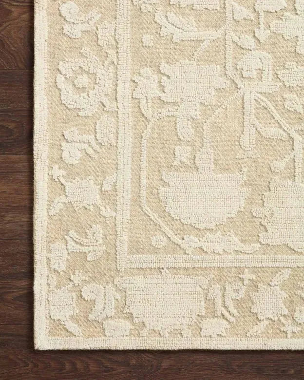 Gloria GLO-01 Natural/Ivory Rug