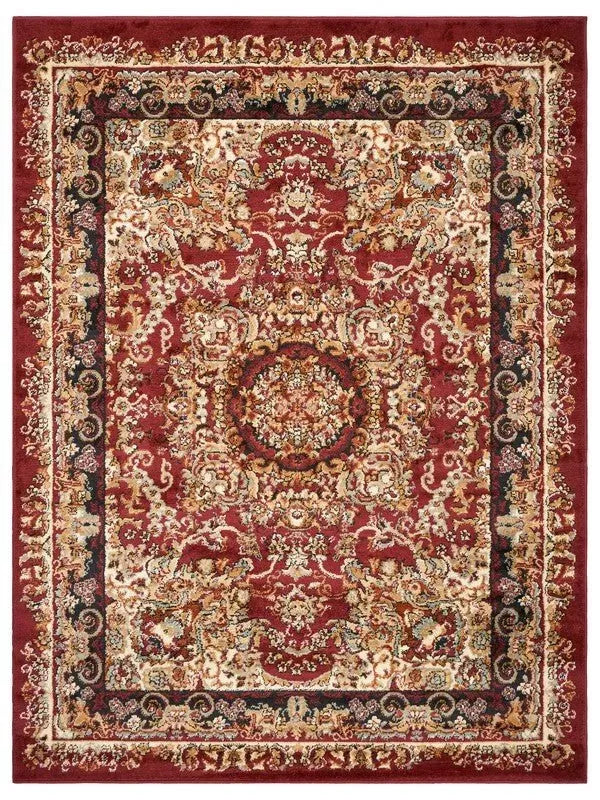 Grace LR81112 Red / Black Rug