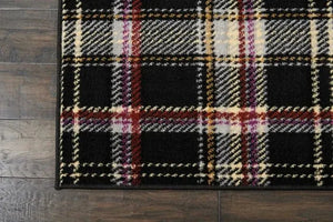 Grafix GRF03 Black Rug