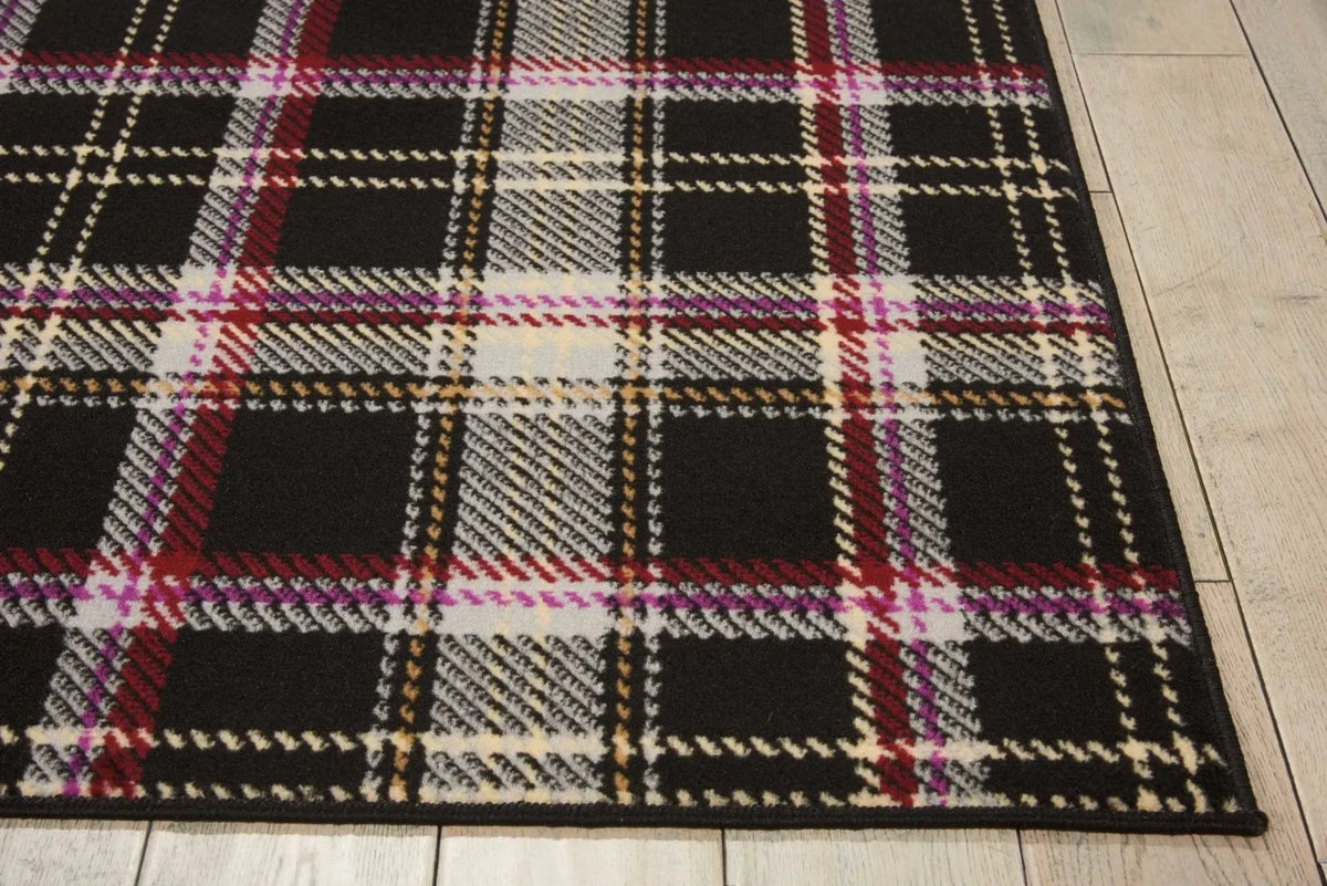 Grafix GRF03 Black Rug