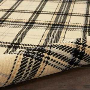 Grafix GRF03 Cream/Black Rug