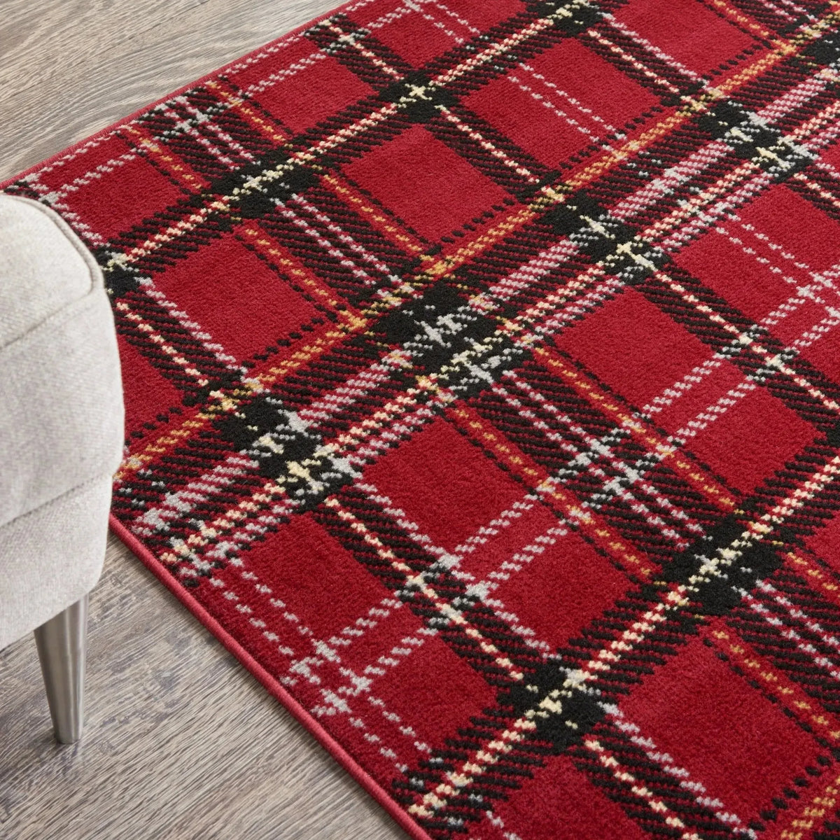 Grafix Grf03 Red Rug