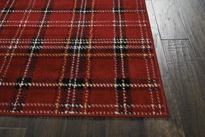 Grafix Grf03 Red Rug