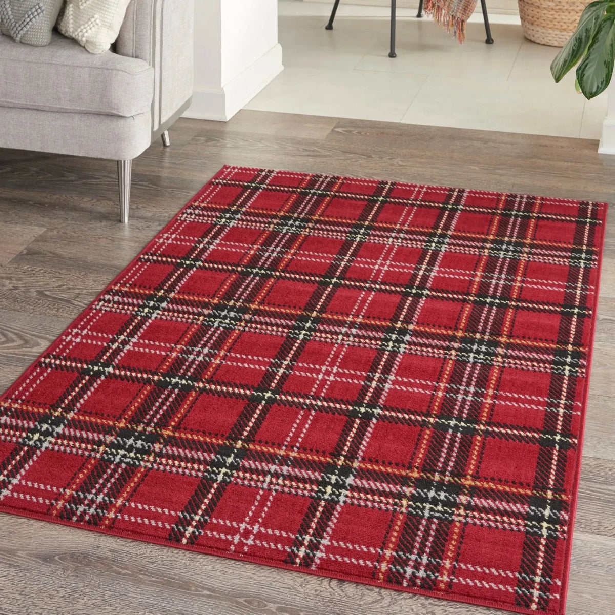 Grafix Grf03 Red Rug
