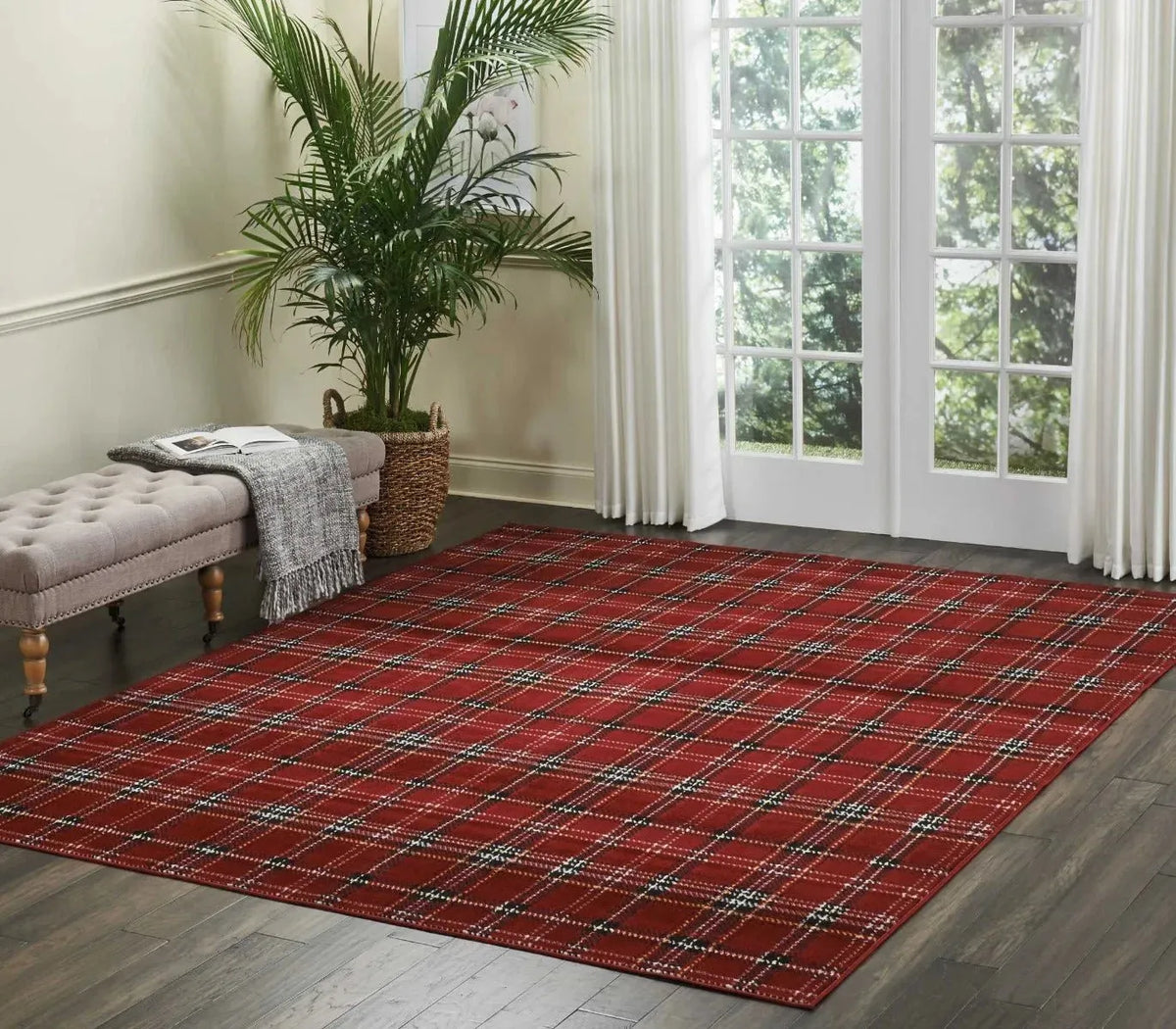 Grafix Grf03 Red Rug