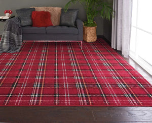 Grafix Grf03 Red Rug