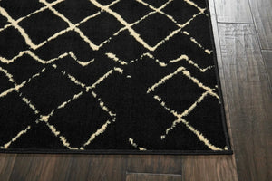 Grafix Grf04 Black Rug