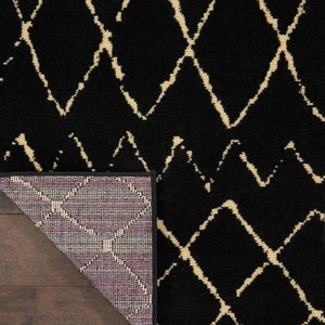 Grafix GRF04 Black Rug