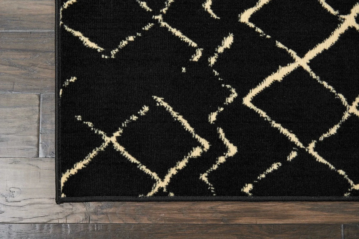 Grafix Grf04 Black Rug