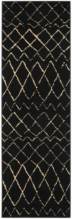Grafix GRF04 Black Rug