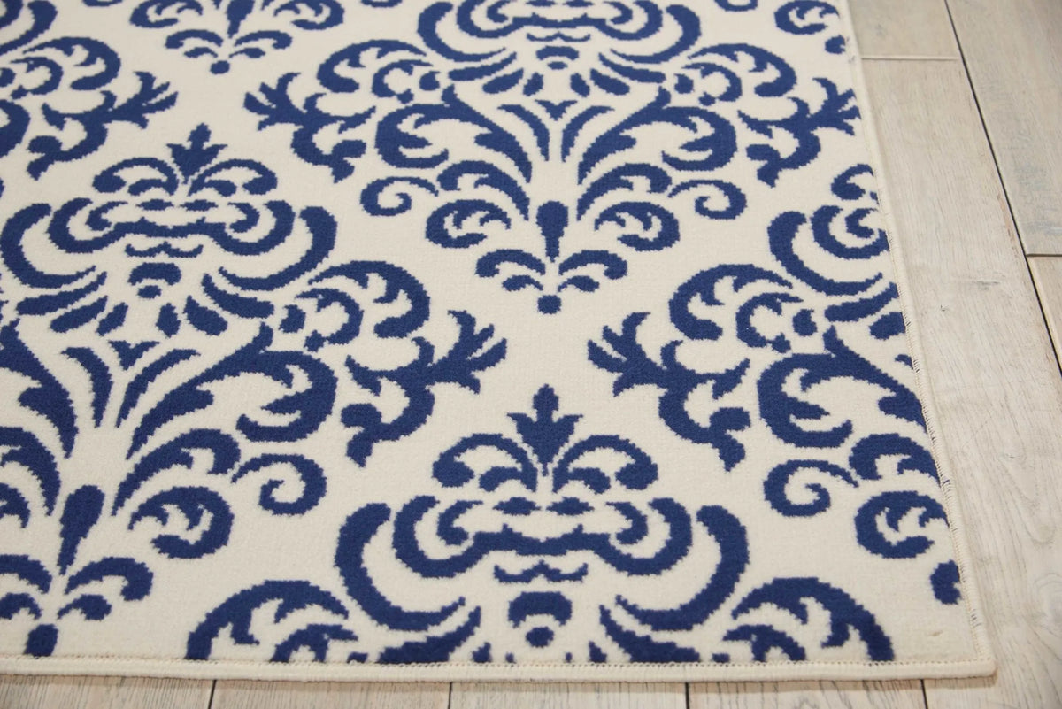 Grafix Grf06 White Blue Rug