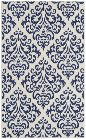 Grafix Grf06 White Blue Rug