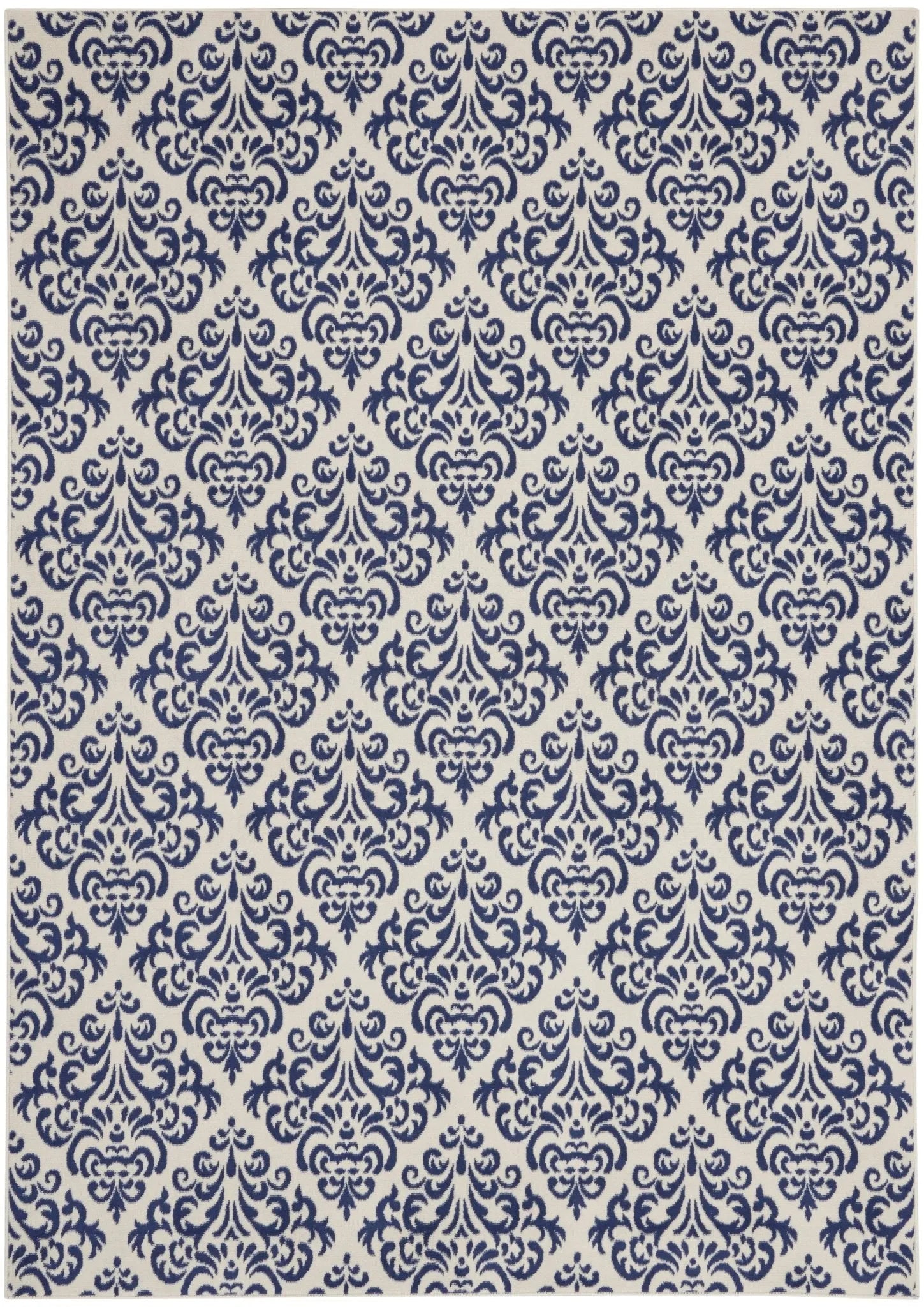Grafix Grf06 White Blue Rug