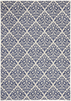 Grafix Grf06 White Blue Rug