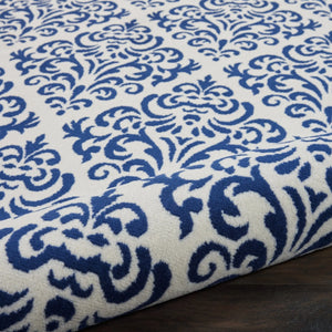Grafix Grf06 White Blue Rug