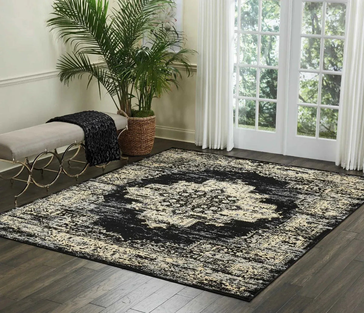 Grafix Grf14 Black Rug
