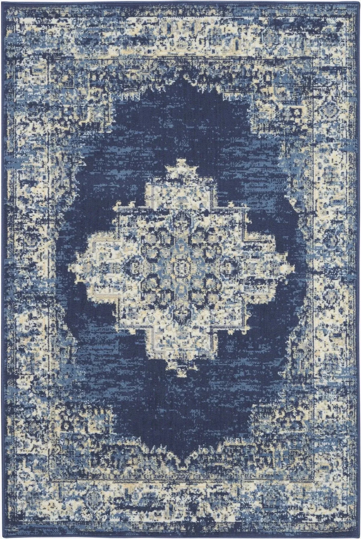 Grafix Grf14 Navy Blue Rug