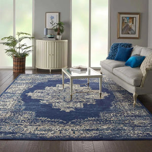 Grafix Grf14 Navy Blue Rug