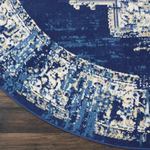 Grafix Grf14 Navy Blue Rug