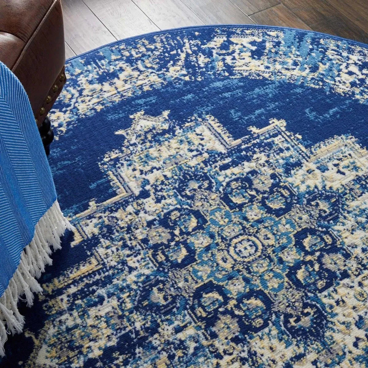 Grafix Grf14 Navy Blue Rug